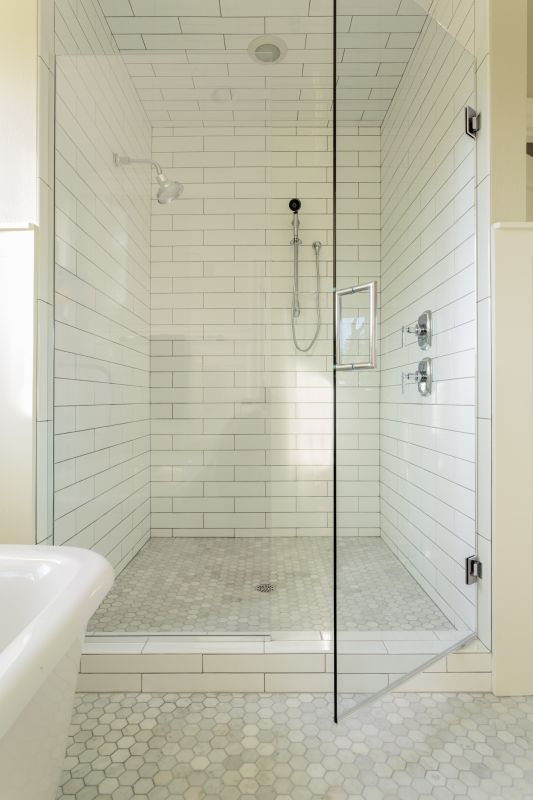 Shower with Glass Doors